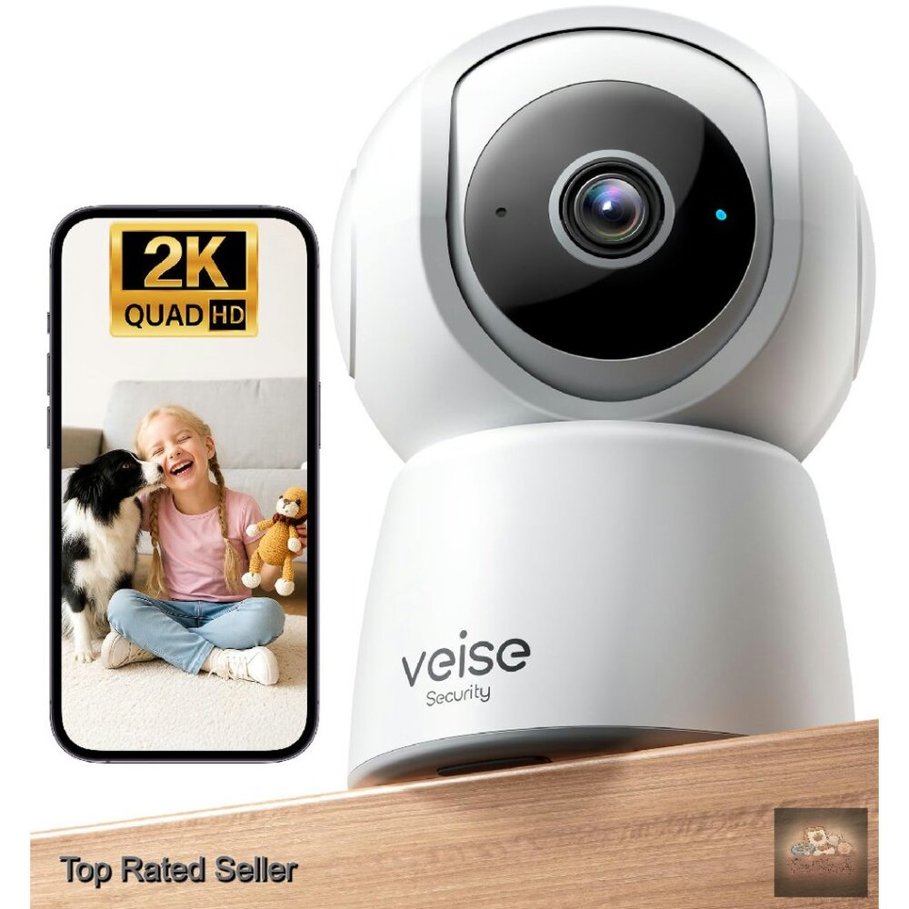 Indoor Security Camera 2k Resolution Motion Track… - image 1